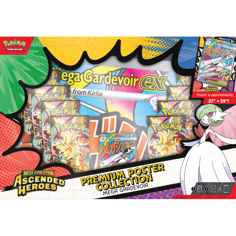 Pokemon TCG: Ascended Heroes - Premium Poster Collection (Gardevoir / Lucario)