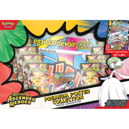 Pokemon TCG: Ascended Heroes - Premium Poster Collection (Gardevoir / Lucario)